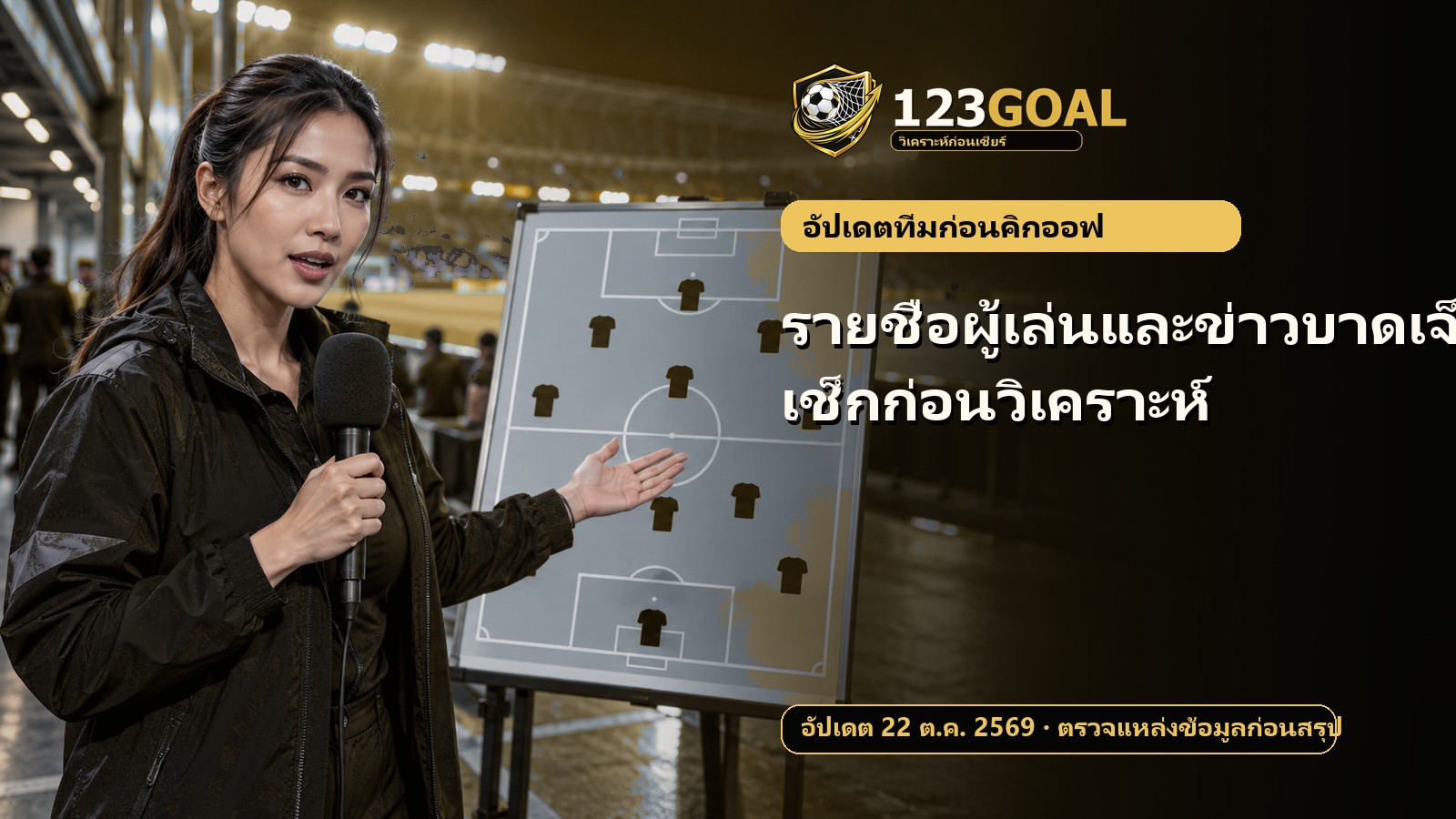 รายชื่อผู้เล่นและข่าวบาดเจ็บ: เช็กก่อนวิเคราะห์